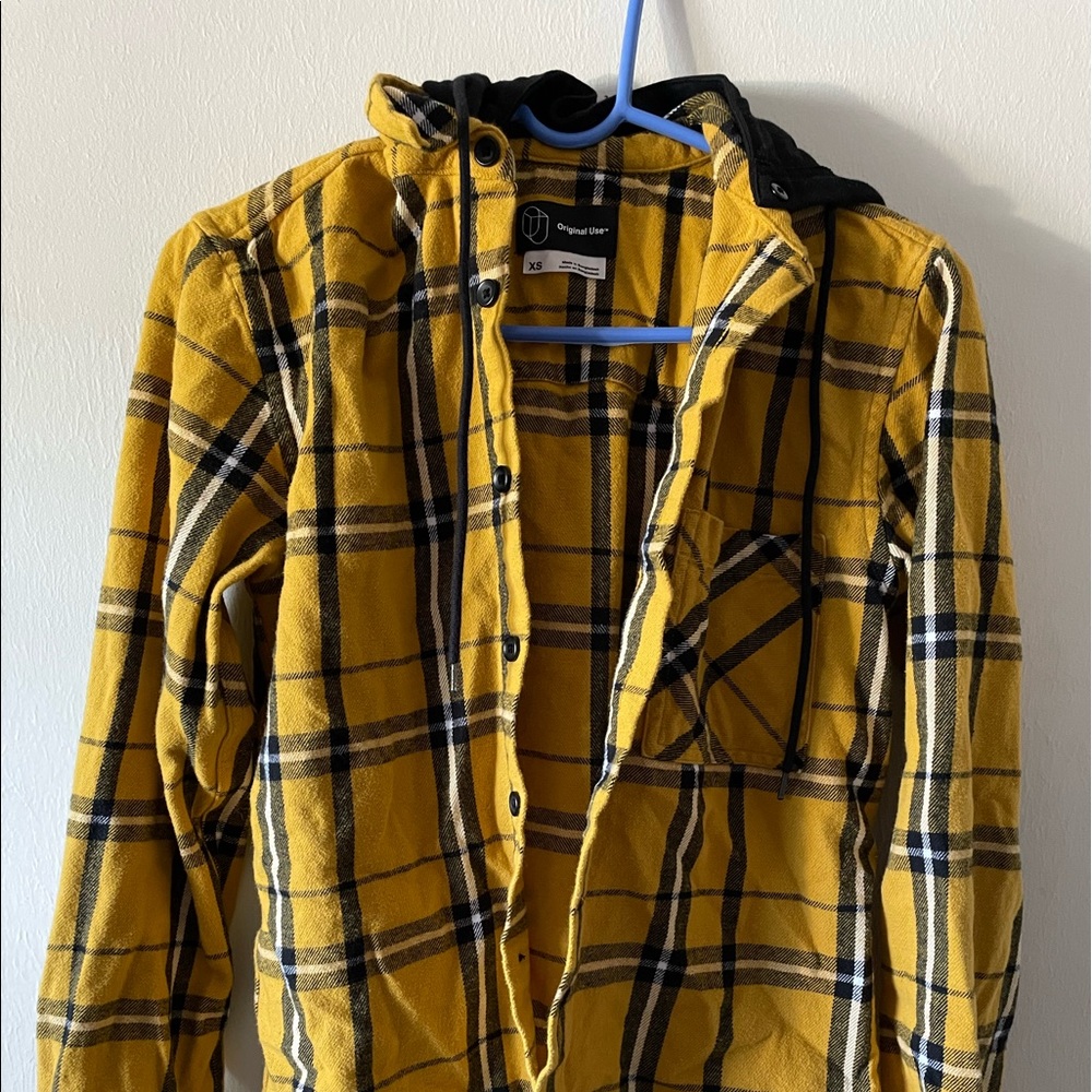 Original Use Hooded Flannel!